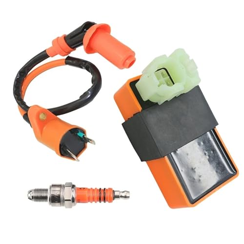 Bobina de encendido y CDI de 6 pines para motores GY6 de scooter 150cc y 50cc