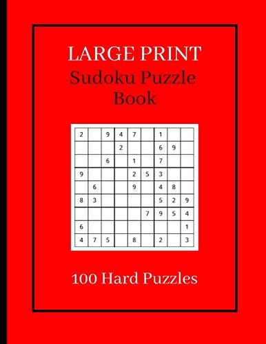 Sudoku Puzzle Book 100 Hard: Sudoku Book Gift: A fun Hard Sudoku Puzzle Book (Can You Solve Them).