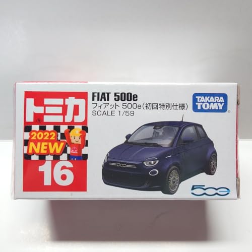 タカラトミー トミカ 016 フィアット 500e(初回特別仕様) (ミニカー