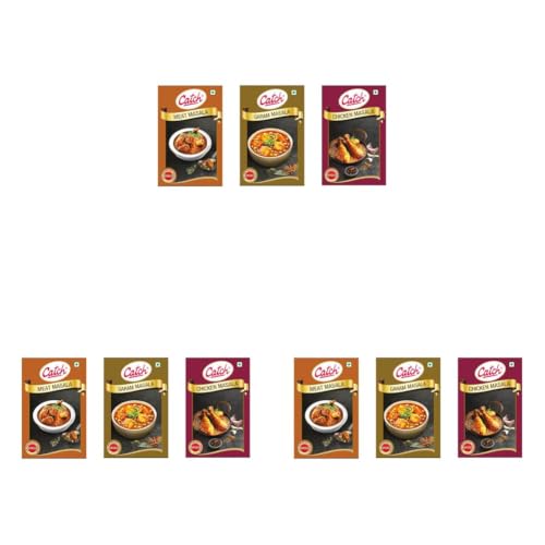 Image of Catch Meat Masala 100 + Chicken Masala 100 + Garam Masala 100, Spice /Masala Combo (Pack of 3)