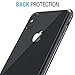 FlexGear iPhone X XS Front and Back Glass Screen Protectors, HD Clear, Tempered, Compatible w iPhone X/XS (2-Pack)