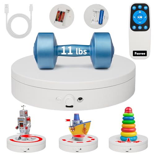 Remote-Controlled Motorized Turntable