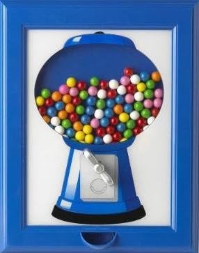 Mark Feldstein Gumball Machine Frame - Blue