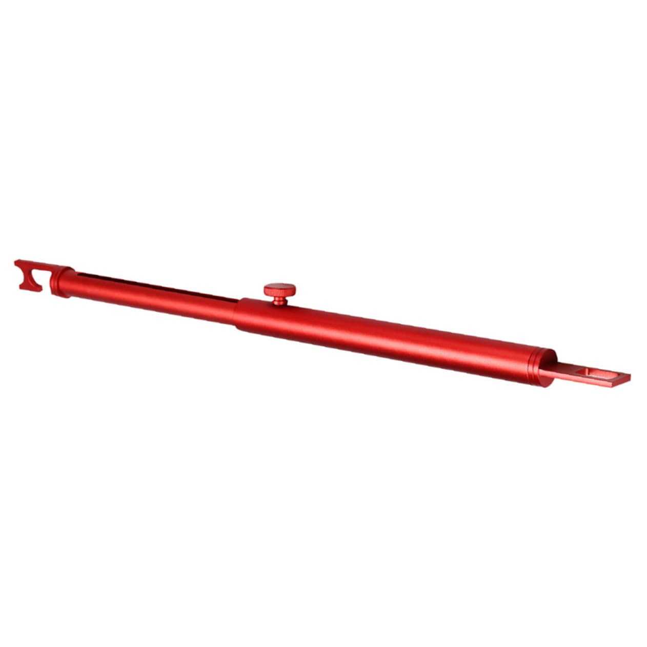 CALLARON Tige de Support Télescopique Large Gamme D'utilisation en Acier Inoxydable Rouge Accessoire Auto Rétractable pour Polissage Voiture pour Coffre et Porte