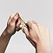 ZWILLING Combi Nail Scissors (Scissors for Nails and Cuticles, Curved Edge and Fine Tip for Precise Cut), Premium, Gold, 90 mm