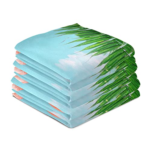 Kigai Pink Flamingos Kitchen Towels 18X28 Inch Ultra Soft Absorbent Quick Drying Kitchen Dish Towels Washable Cleaning Cloths Hand Towels Tea And Bar Towels, 1 Pack #TOP3