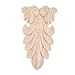 Gaodpz 1 STÜCK 8 * 4,5 cm Holzschnitzel Aufkleber Europäischen Stil Applique Gummi Holz Carving Dekorative Holzfiguren Handwerk Für Wohnmöbel