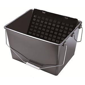 Pentrilo kunststof emmer met kunststof rooster, 16 l