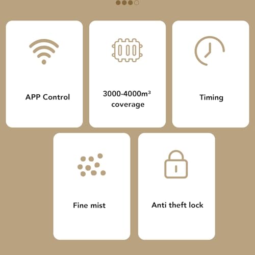 Difusor aromático eléctrico de 1000ml con control APP miniatura 7