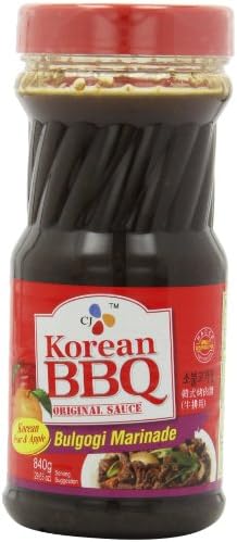 CJ Korean BBQ Sauce - Bulgogi, 29.63-Ounce Bottles (Pack of 4)