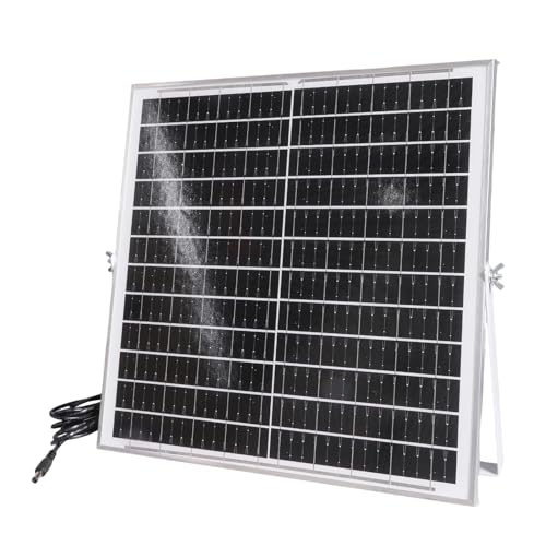 Panneau solaire monocristallin 20W 12V étanche avec câble long pour jardin