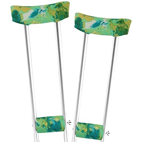 Crutch Underarm Crutch Pad and Hand Grip Covers Padding Washable Covers Crutch Cover Universal Underarm Padded Forearm Padding for Walking Arm Crutches Cushions Underarm Crutch Covers 06 Cover