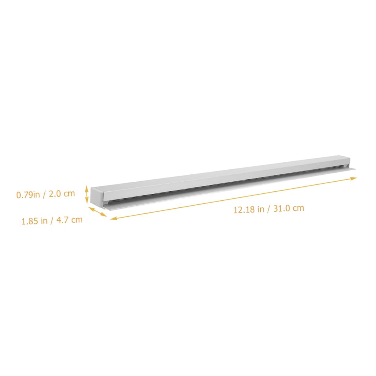Homoyoyo Slide Kitchen Ticket Holder Receipt Bill Holder for Restaurant Use Made of Aluminum