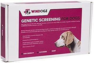 Windogz Genetics Screens Your Dog’s DNA for Genetic mutations Causing Over 75 of The Most Common Inherited Diseases and Traits, at Home Test, Easy and Safe, Affordable, Quick Results