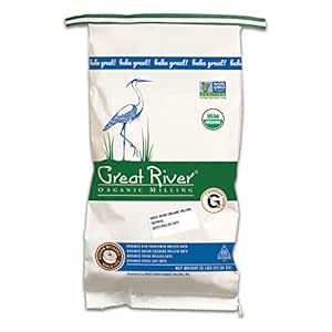 Great River Organic Milling Organic Quick Cooking Rolled Oats | USDA Organic, Non-GMO, Kosher | Whole Grain Oatmeal for Breakfast &amp; Baking | Ideal for Cookies, Granola &amp; More | 25 Lb