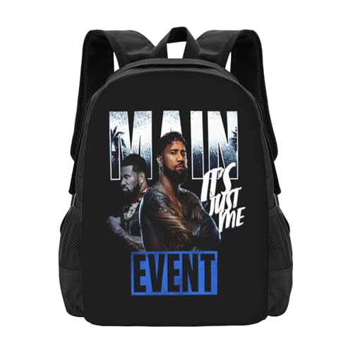 Jey Wrestler USO Backpack for Indoor Breathable Business Backpack Notebook Bag for Men and Women