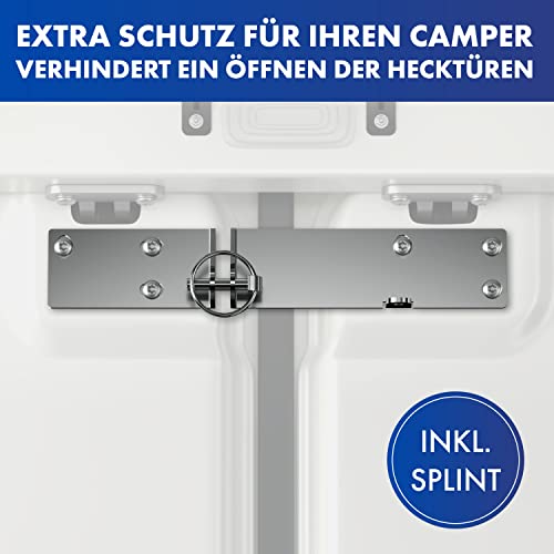 LAINFELD Hecktürverriegelung | Für Mercedes Sprinter ab BJ 2018 (BR 907 910) | Hecktür Einbruchschutz Zubehör Camping Wohnmobil | Türsicherung