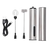 [Resistente e Facile da Pulire] Realizzato in acciaio inox di alta qualità, questo frullatore per latte è robusto, resistente alla ruggine e facile da pulire. Il suo design resistente garantisce prestazioni durature, rendendolo una scelta affidabile per un uso frequente in qualsiasi o ambiente esterno.
