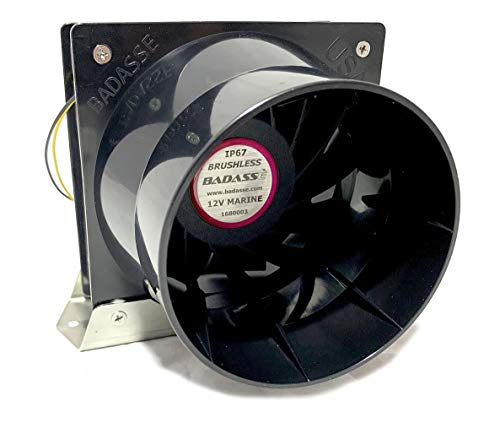 BADASSE Model 4 Brushless 4  Marine Bilge Blower Fan