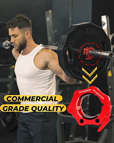 Barbell Clips, Olympic Barbell Clamps, Barbell Collars 2", Weight Clips For Bars, Clips For Weightlifting Bar, Weight Collars, Lifting Clips, Gym Clips #TOP2