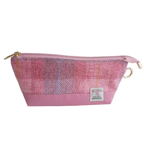 Harris Tweed �|�[�`�A100%�E�[���A�`�F�b�N���A���σ|�[�`�E�y���P�[�X���p�A�C�G���[�E�u���[ (�x���[�s���N) [���s�A���i]