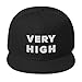 Wiz Hat, Very High (Embroidered Wool Blend Snapback Cap) Black