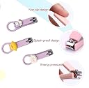 B.K.Group Cartoon Printed Nail Cutter Set for Adults and Kids, Set of 3 Pieces (style may vary) gallery image
