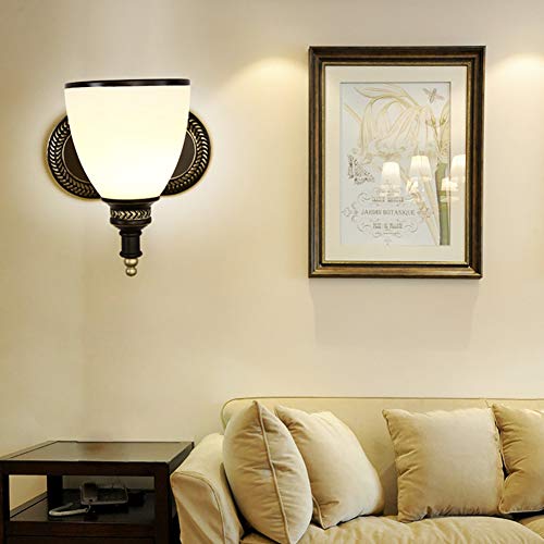 Iluminación de Montaje en Pared de Vidrio E14 Estilo Nórdico 4