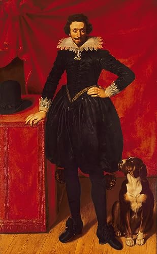 Portrait du duc de Chevreuse Pourbus Tableau Vintage pour Rénover un Mur de Chambre