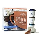 COZY INDIGO COFFEE - MIXTAPE 01 Instant Freeze Dried Specialty Coffee, 3 Flavor Variety Pack, Medium, Dark, Italian Roasts, 24 Capsules, 100% Arabica Beans, Enjoy Cold or Hot, Perfect for Travel and On The Go
