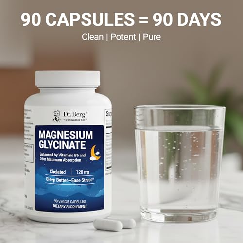 Dr. Berg Nutritionals mg-90-c-V2-FBA Magnesium Glycinate And Citrate Supplement