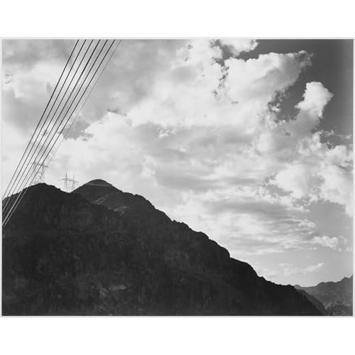 Impression giclée Adams Boulder Dam Lines poster art 61 x 45.7 cm
