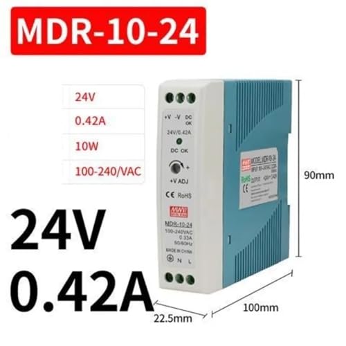 Alimentation à découpage MDR-100 12V DIN compacte et haute performance - 7