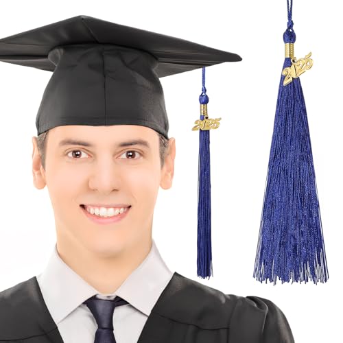 Borlas Azules para Birrete Recuerdos de Graduación 2025 Accesorios Decoración