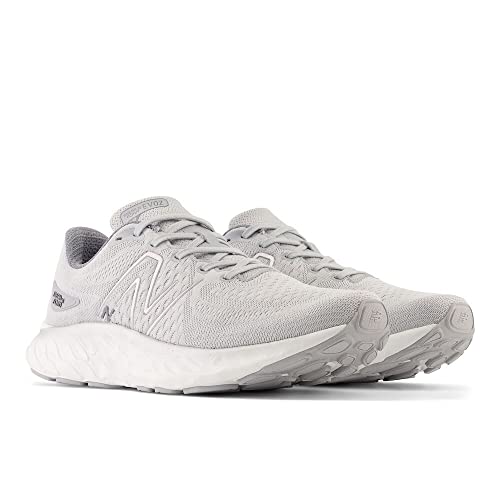 New Balance Men's Fresh Foam X Evoz V3 Running Shoe, Graphite/Aluminum Grey/Silver Metallic, 7