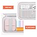 Supmay Hard Travel Case for T02 Mini Printer Sticker Printer, Wireless Mini Sticker Printer Machine Storage Holder Protection Case, Rose Gold