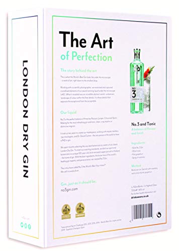 No. 3 Gin - London Dry Gin Gift Box With High-Ball Glass - Whisky – Bild 3