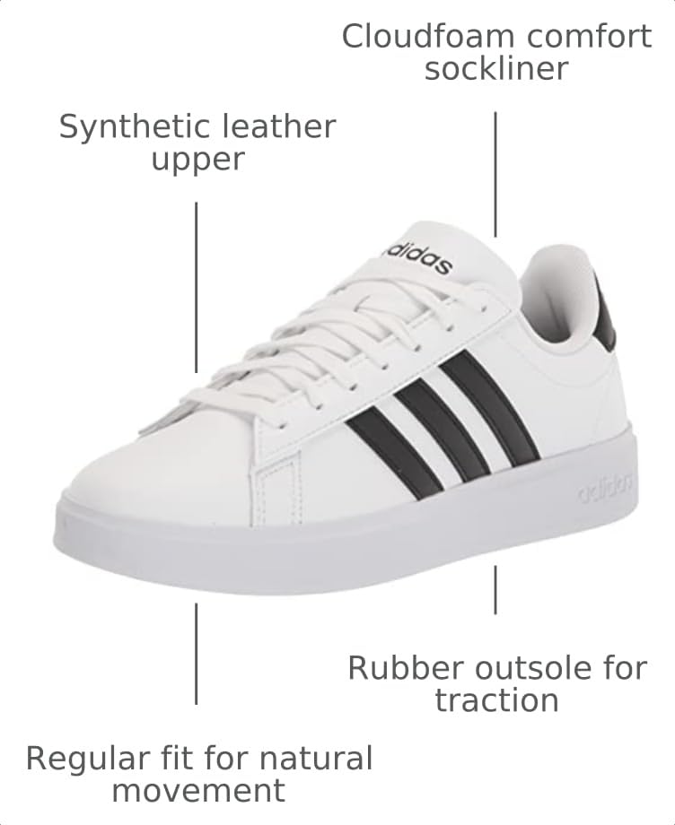 Image of adidas Women's Grand Court 2.0 Tennis Shoe