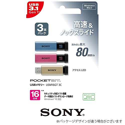 Sony USBメモリ 16GB USM16GT 3C