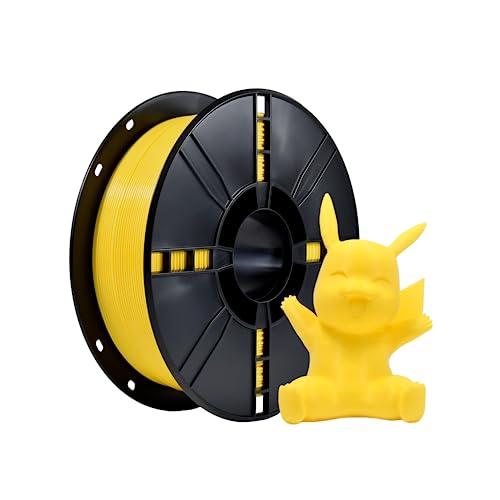 iBOSS Pla Plus (Pla+) Filamento 3d De 1,75 mm, Filamento Pla Plus, PrecisióN Dimensional + - 0,02 mm, Bobina De 1 Kg (2,2 Lbs) Filamento De ImpresióN 3d Para Impresora 3d, Amarillo