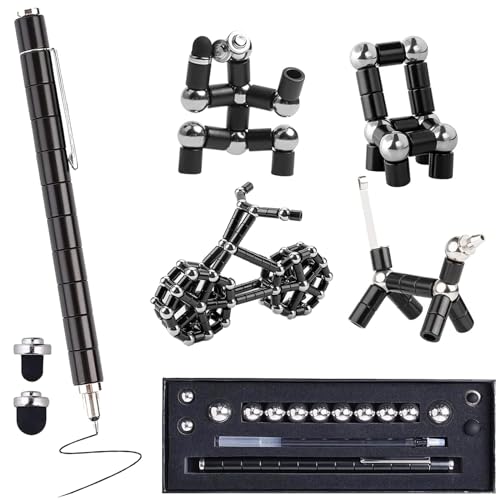 Magnetic Fidget Pen, Magnetic Pen for Teenage Boys, Decompression Magnet Pen Fidget Toy Pens, Birthday Novelty Toy for Classroom Students Present