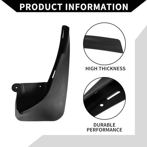 Image of Mud Flap Splash Guard with Mount Accessories for Mini Clubman R55 R56 2007-2013 / Front & Rear Side Mud Guards /Durable / 1 Set