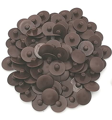 Nuisipro Bouchons pour injecteurs bois Ø 9,5 mm – Lot de 100 – Protection et finition – Couleur marron