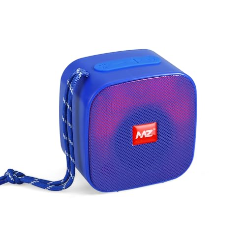 Image of MZ M405SP (Portable Bluetooth Speaker) Dynamic Thunder Sound, in Built RGB Light 5 W Bluetooth Speaker (Blue, Stereo Channel)