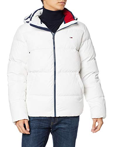 (トミーヒルフィガー) TOMMY HILFIGER ベーシックフーデッドダウンジャケット DM08762 S ホワイト