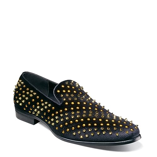 Stacy Adams Men's Sabert Spike Studded Slip on Loafer