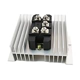 Aigoodele 3 Phase Rectifier Bridge 100Amp MDS100A1600V Diode Bridge Rectifier with Heat Sink W-95 Widely Used for Power Supply