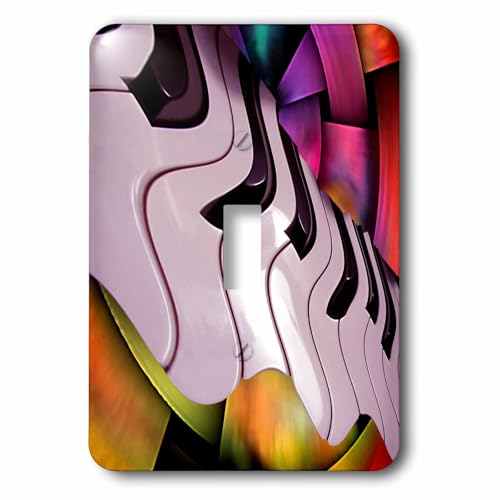 Interruptor de palanca simple de diseño piano abstract para decoración de interiores 2
