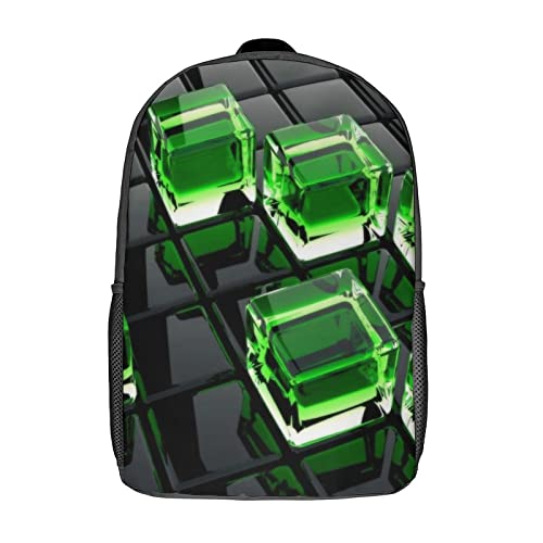Grand cartable durable étudiant avec imprimé 3D et grand compartiment