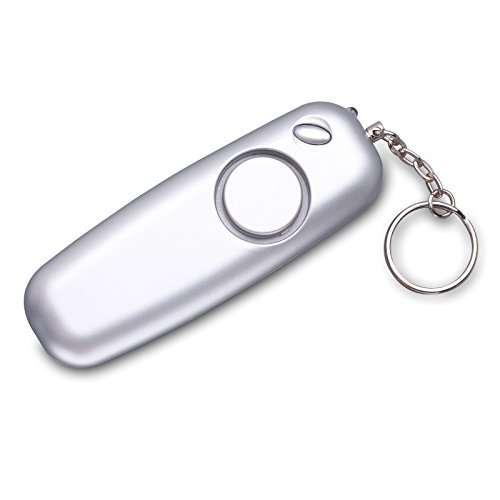 Preisvergleich Produktbild Defender Slimline Police zugelassen leicht 130dbs Persönlichen Alarm mit Taschenlampe in silber